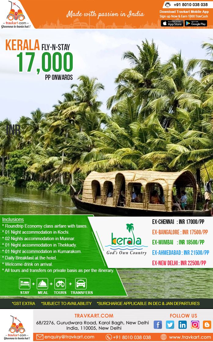 Tripin kerala tour packages